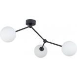 Lampa sufitowa szklana Fairy III 63cm biało-czarna TK Lighting