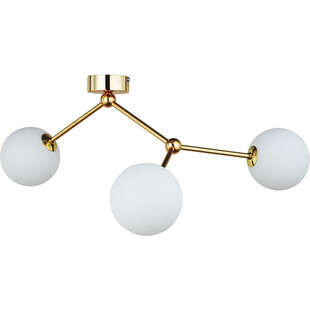 Lampa sufitowa szklana Fairy III 63cm biało-złota TK Lighting