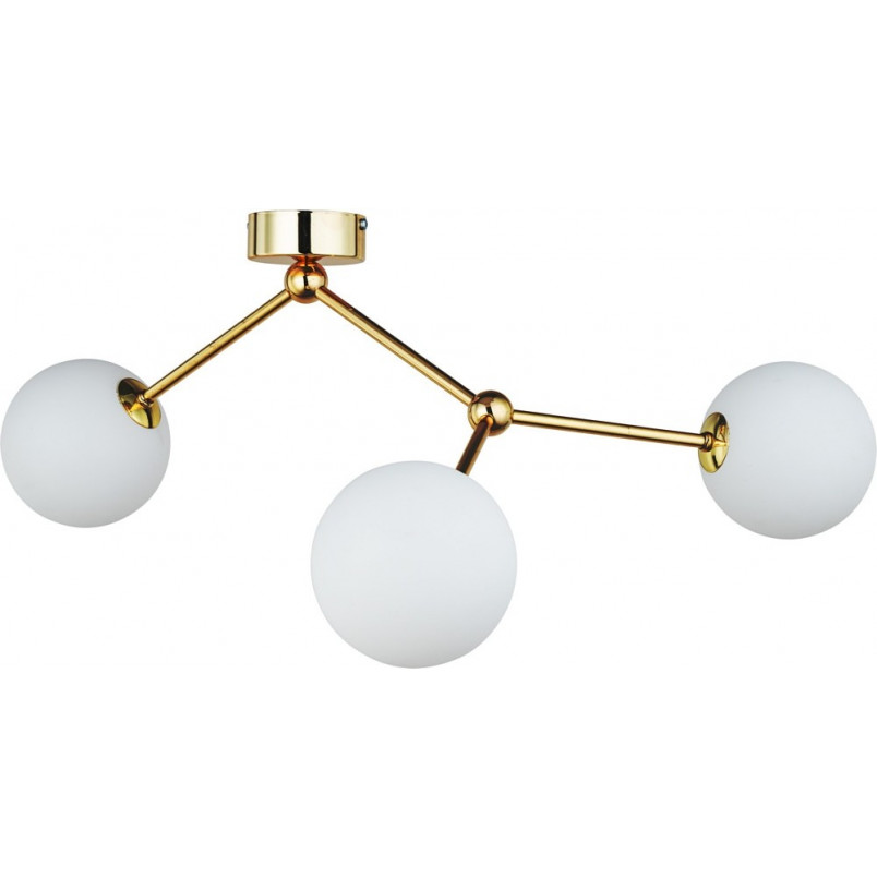 Lampa sufitowa szklana Fairy III 63cm biało-złota TK Lighting