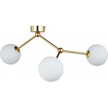 Lampa sufitowa szklana Fairy III 63cm biało-złota TK Lighting