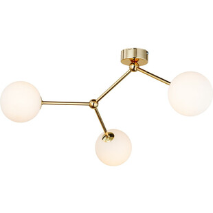 Lampa sufitowa szklana Fairy III 63cm biało-złota TK Lighting