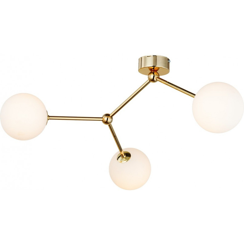 Lampa sufitowa szklana Fairy III 63cm biało-złota TK Lighting