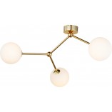 Lampa sufitowa szklana Fairy III 63cm biało-złota TK Lighting