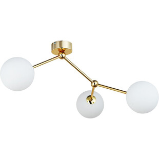 Lampa sufitowa szklana Fairy III 63cm biało-złota TK Lighting