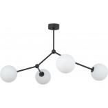 Lampa Sufitowa Fairy IV | Szklana, Biało-Czarna | TK Lighting
