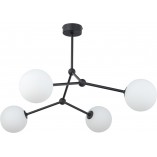 Lampa Sufitowa Fairy IV | Szklana, Biało-Czarna | TK Lighting