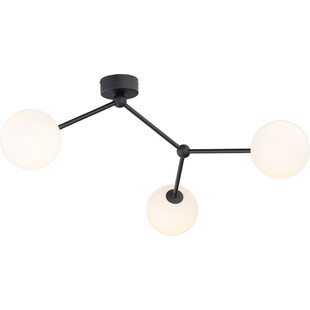 Lampa sufitowa szklana Fairy III 63cm biało-czarna TK Lighting