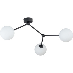 Lampa sufitowa szklana Fairy III 63cm biało-czarna TK Lighting