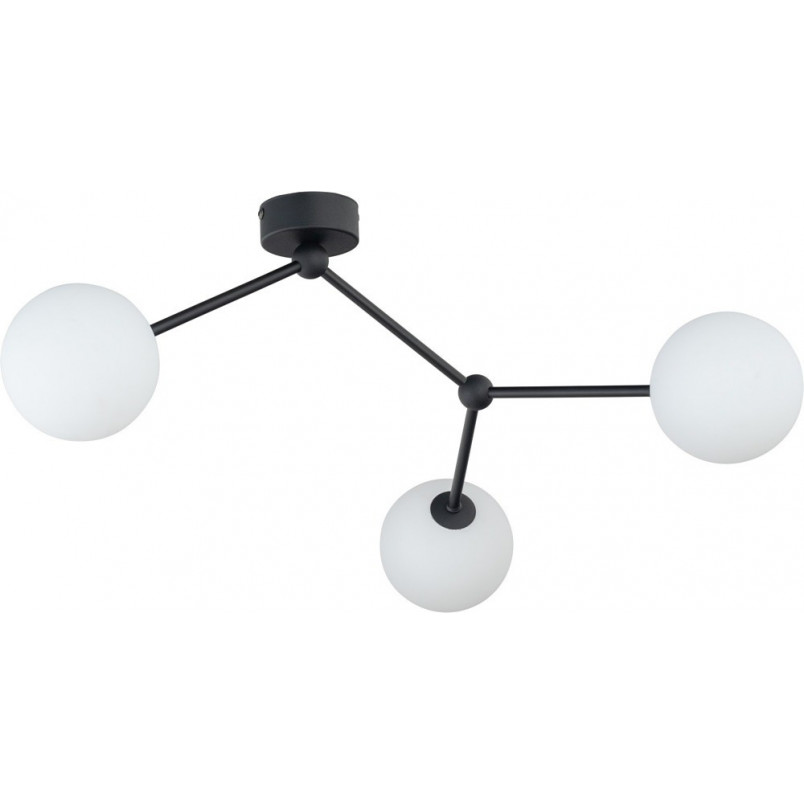 Lampa sufitowa szklana Fairy III 63cm biało-czarna TK Lighting