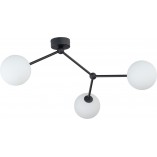 Lampa sufitowa szklana Fairy III 63cm biało-czarna TK Lighting