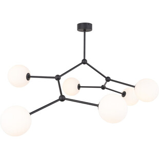 Lampa sufitowa szklana Fairy VI 105cm biało-czarna TK Lighting