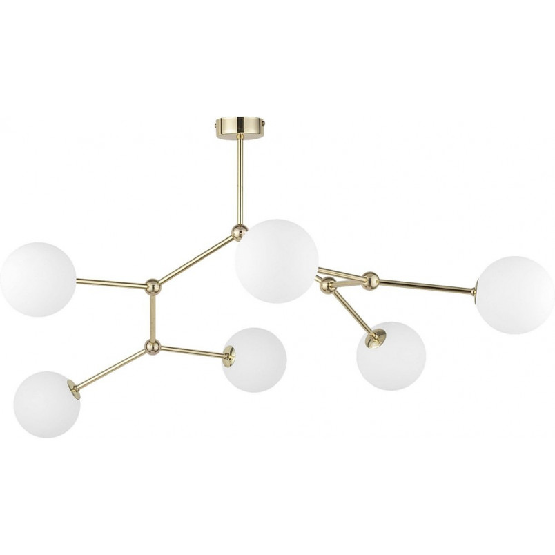 Lampa sufitowa szklana Fairy VI 105cm biało-złota TK Lighting