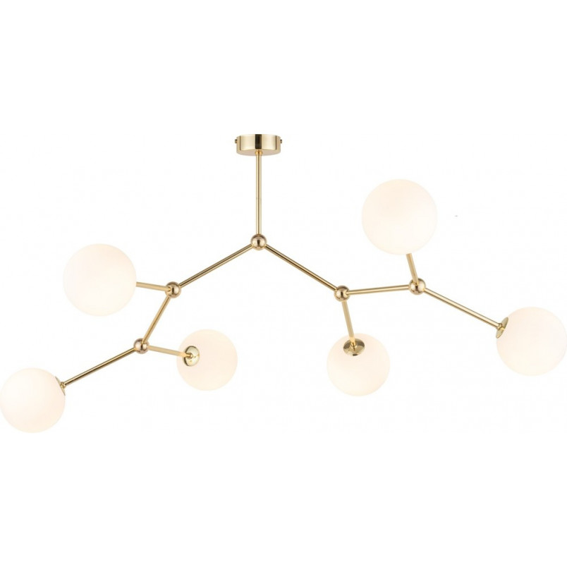 Lampa sufitowa szklana Fairy VI 105cm biało-złota TK Lighting