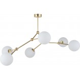 Lampa sufitowa szklana Fairy VI 105cm biało-złota TK Lighting