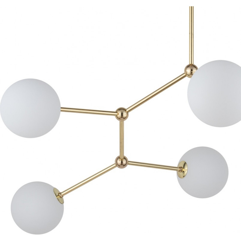 Lampa sufitowa szklana Fairy VI 105cm biało-złota TK Lighting