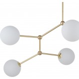 Lampa sufitowa szklana Fairy VI 105cm biało-złota TK Lighting