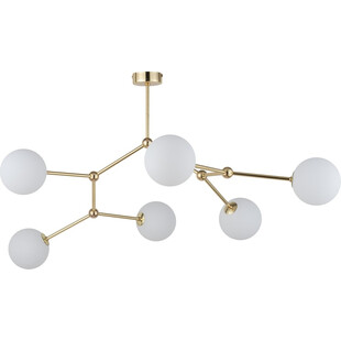 Lampa sufitowa szklana Fairy VI 105cm biało-złota TK Lighting