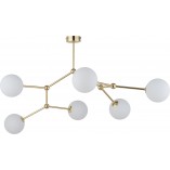 Lampa sufitowa szklana Fairy VI 105cm biało-złota TK Lighting