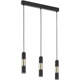 Lampa Wisząca Vivien III 50cm Czarno-Złota | TK Lighting