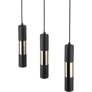 Lampa Wisząca Vivien III 50cm Czarno-Złota | TK Lighting