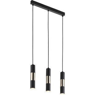 Lampa Wisząca Vivien III 50cm Czarno-Złota | TK Lighting