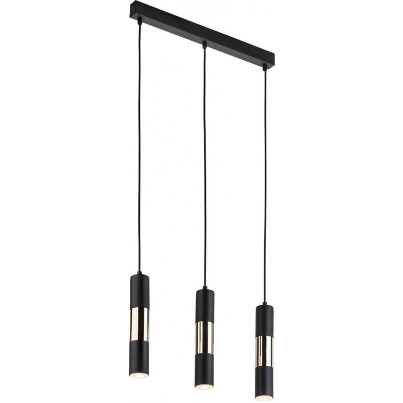 Lampa Wisząca Vivien III 50cm Czarno-Złota | TK Lighting