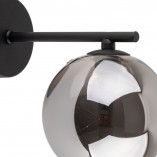 Kinkiet szklane kule Estera grafit / czarny TK Lighting