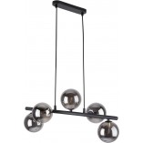 Lampa wisząca podłużna szklane kule Estera V 63cm grafit / czarny TK Lighting