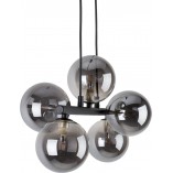 Lampa wisząca podłużna szklane kule Estera V 63cm grafit / czarny TK Lighting