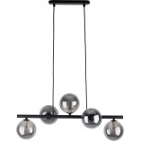 Lampa wisząca podłużna szklane kule Estera V 63cm grafit / czarny TK Lighting