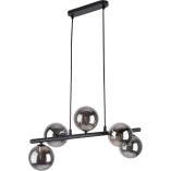 Lampa wisząca podłużna szklane kule Estera V 63cm grafit / czarny TK Lighting