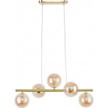Lampa Estera V - Szklane kule, bursztyn, TK Lighting | Kup online