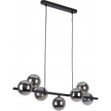 Lampa wisząca podłużna szklane kule Estera VII 90cm grafit / czarny TK Lighting