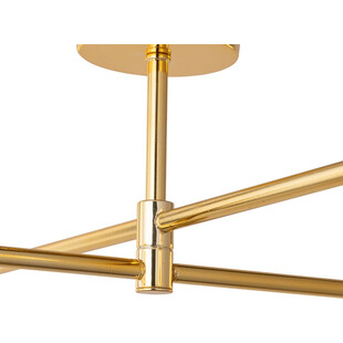 Lampa sufitowa glamour szklane kule Sarius IV 90cm biało-złota TK Lighting
