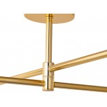 Lampa sufitowa glamour szklane kule Sarius IV 90cm biało-złota TK Lighting
