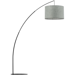 Lampa łukowa Moby zielona do salonu, sypialni czy gabinetu