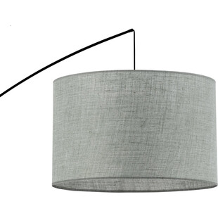 Lampa łukowa Moby zielona do salonu, sypialni czy gabinetu