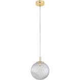 Lampa wisząca Cadix - szkło, złoto | TK Lighting