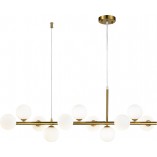 Lampa wisząca Mini Moon - Step In Design | Biało-złote kule