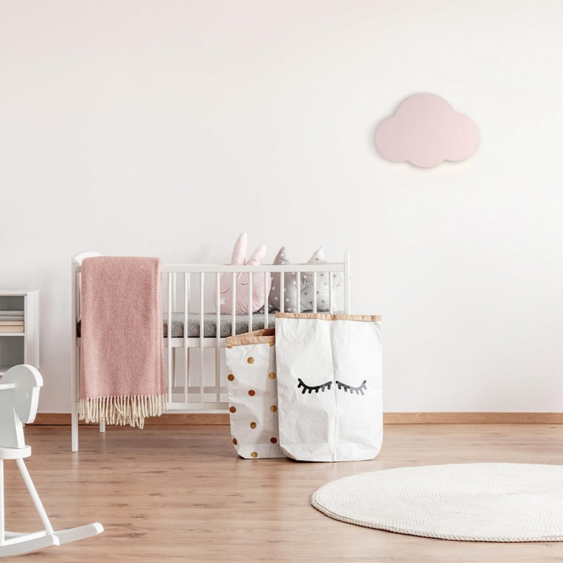 Kinkiet dziecięcy Cloud różowy | TK Lighting - Światło dla Maluszków