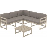 Zestaw mebli Mykonos XXL - Siesta | Komfort i styl w ogrodzie