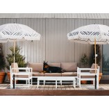 Zestaw mebli ogrodowych Mykonos XL - Siesta | Biały/Brąz