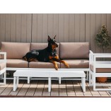 Zestaw mebli ogrodowych Mykonos XL - Siesta | Biały/Brąz