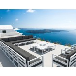 Zestaw mebli ogrodowych Mykonos XL Siesta - Jasny Szary/Czarny
