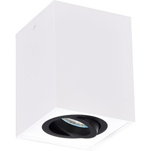 Lampa spot natynkowa Biscuit biała Trio - Oświetlenie LED
