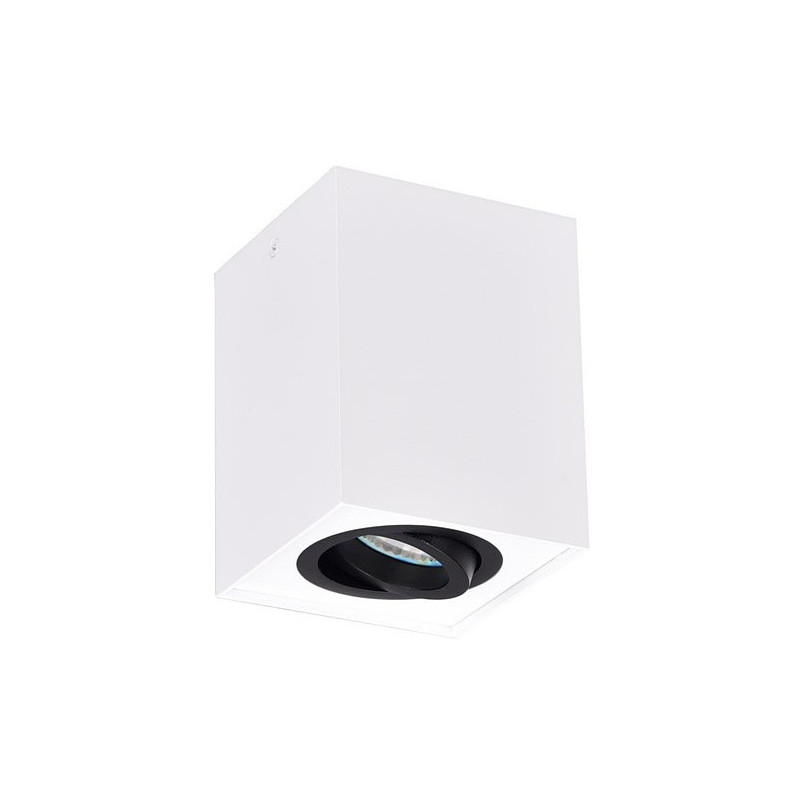 Lampa spot natynkowa Biscuit biała Trio - Oświetlenie LED