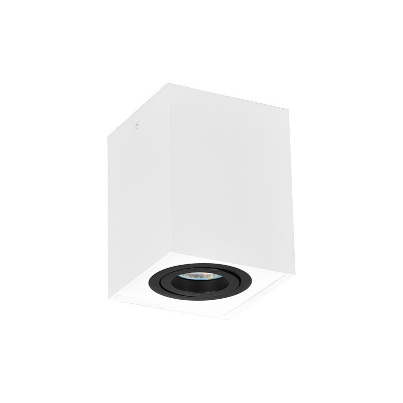 Lampa spot natynkowa Biscuit biała Trio - Oświetlenie LED
