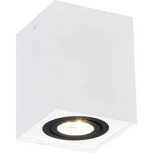 Lampa spot natynkowa Biscuit biała Trio - Oświetlenie LED