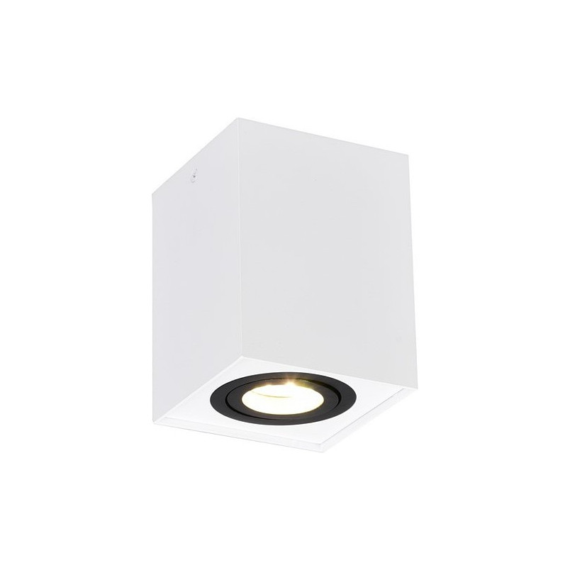 Lampa spot natynkowa Biscuit biała Trio - Oświetlenie LED