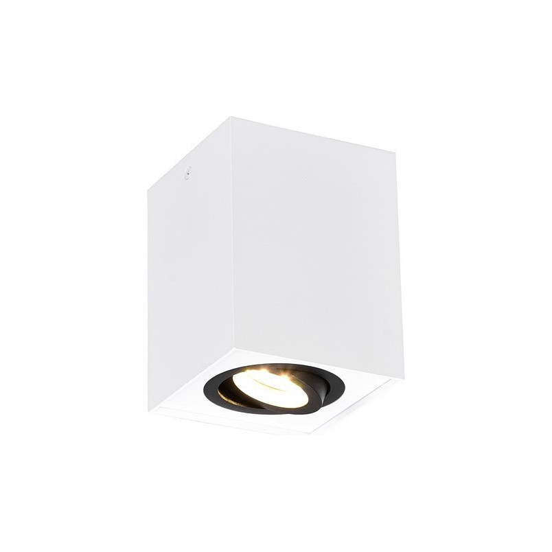 Lampa spot natynkowa Biscuit biała Trio - Oświetlenie LED